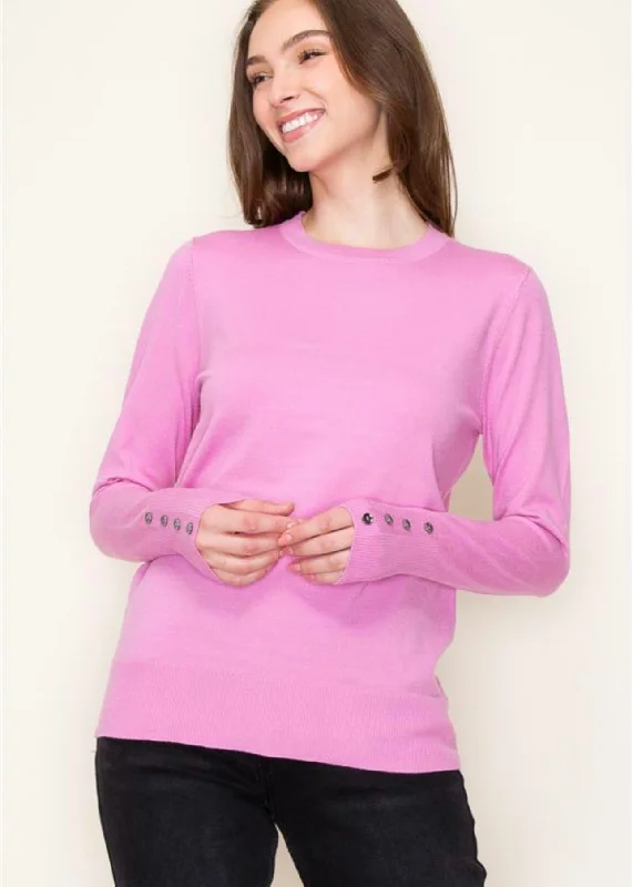 trendy women's topsButton Cuff Soft & Lightweight Tops - 4 Colors!