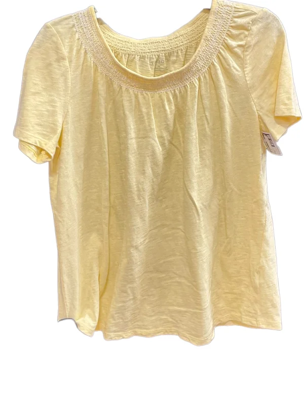 women's T-shirts with vintage stylesTop Short Sleeve By Talbots  Size: M