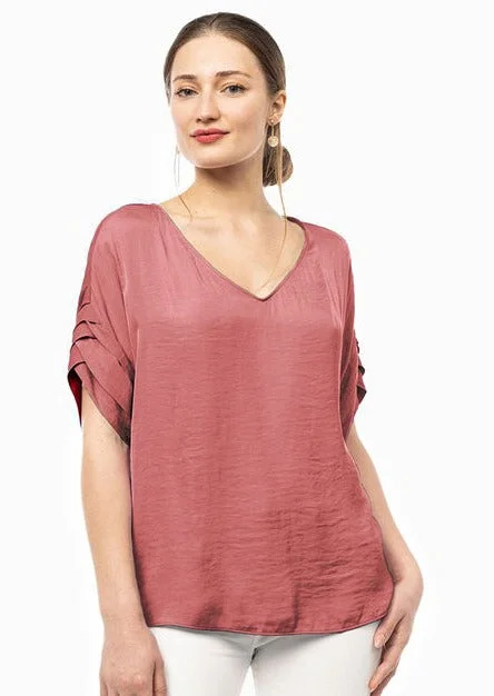 women's tops for layeringCanyon Rose Layered Sleeve Top