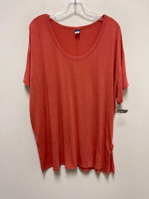 women's T-shirts with faded effectsTop Short Sleeve By Old Navy  Size: Xl