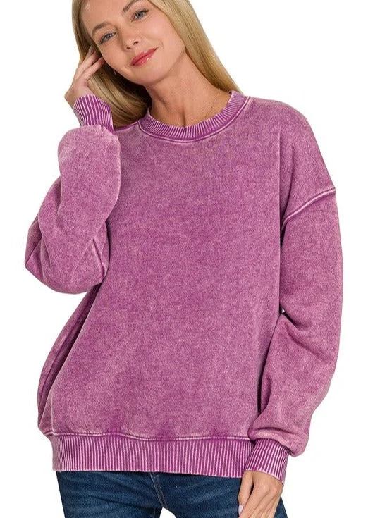 spaghetti strap women's topsMadison Mineral Wash Pullovers - 3 Colors! - FINAL SALE