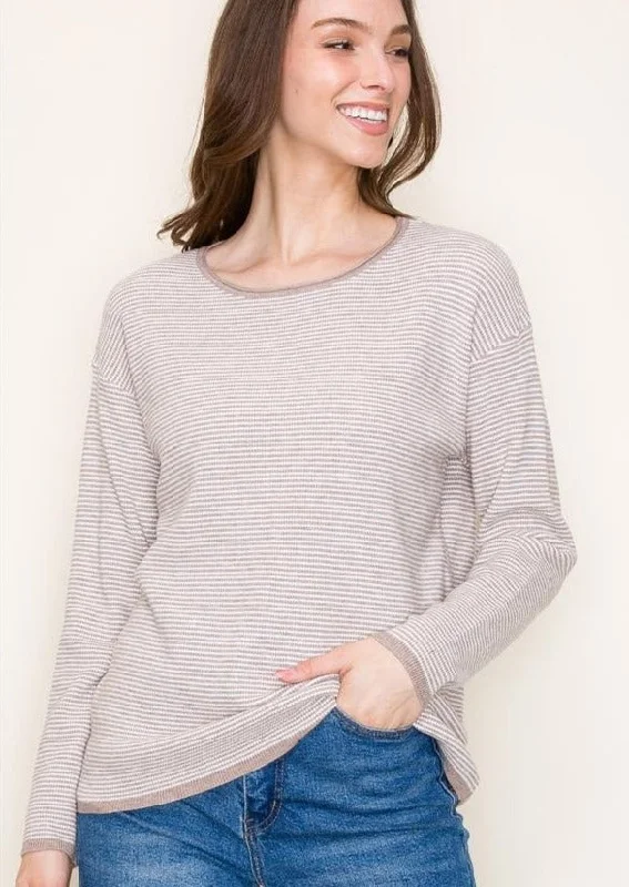 women's tops for those who want to stay updated with the latest fashion trendsTwo Tone Textured Pullovers - 4 Colors! - FINAL SALE