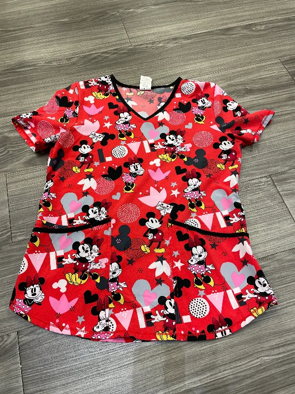 women's T-shirts with turtlenecksTop Short Sleeve By Disney Store  Size: S