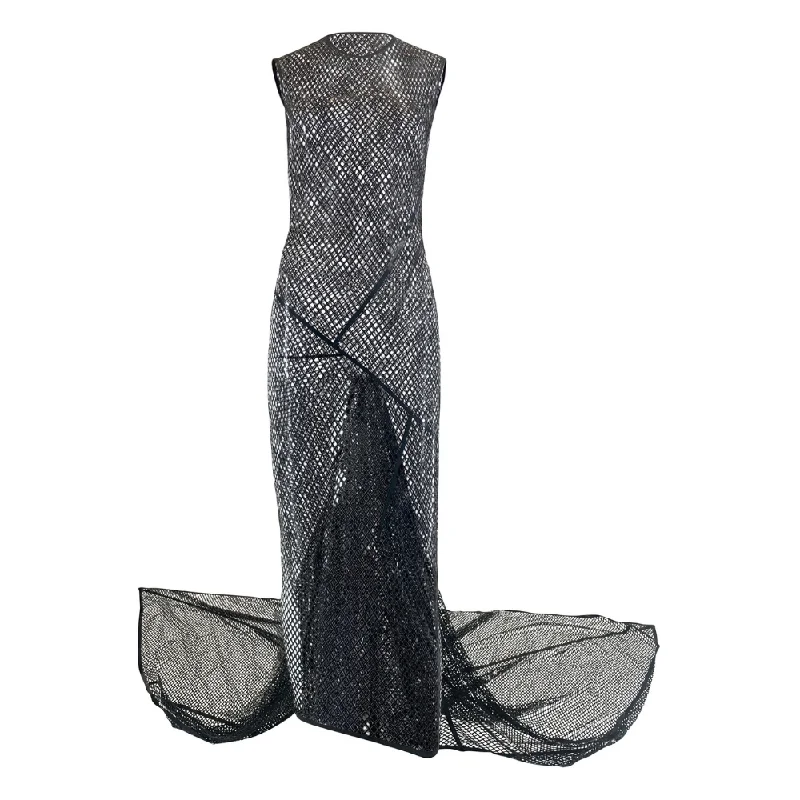 women's sheath dressesStellar Fishnet Gown