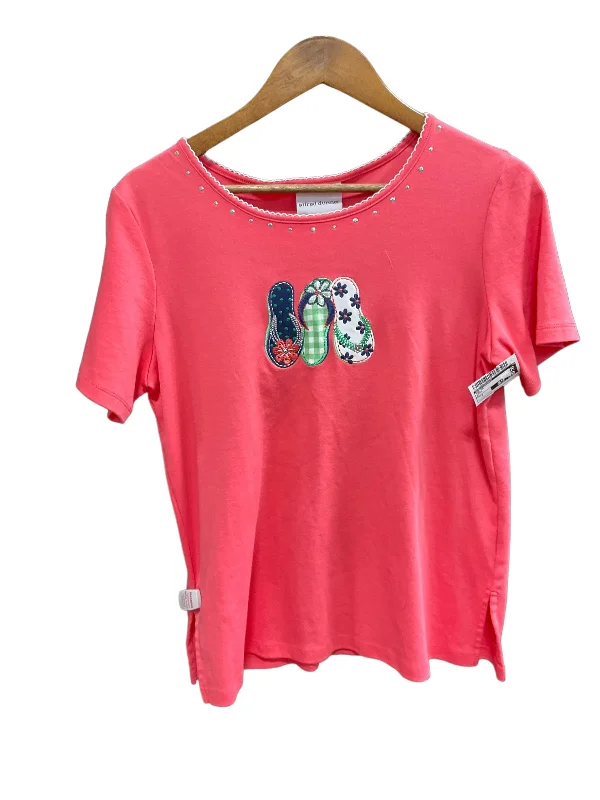 women's T-shirts with pastel colorsTop Short Sleeve By Breckenridge  Size: S