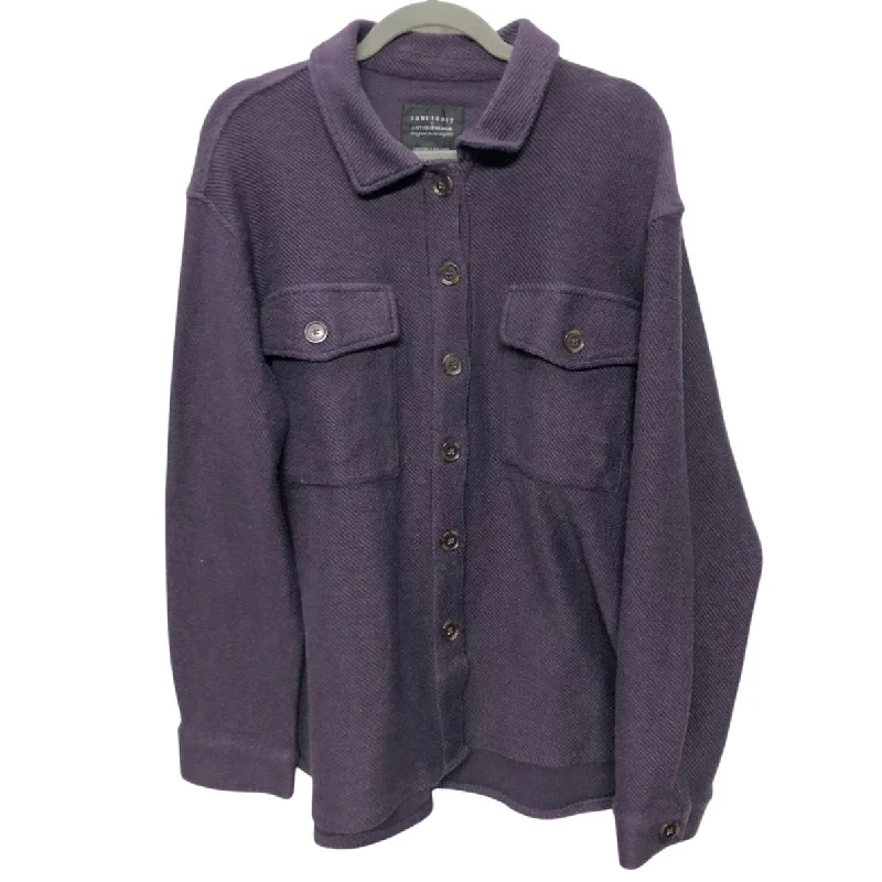 women's coats for those who love to experiment with fashionJacket Shirt By Sanctuary In Purple, Size:Xl