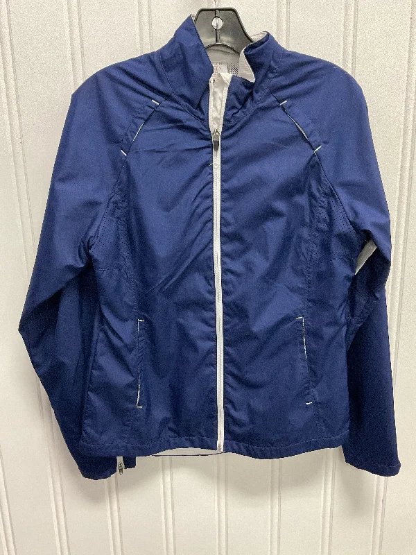 women's wool coatsJacket Windbreaker By Danskin Now In Navy, Size: S