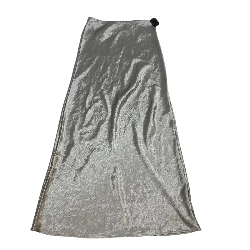 women's high-waisted skirtsSkirt Maxi By Vestique In Silver, Size: M