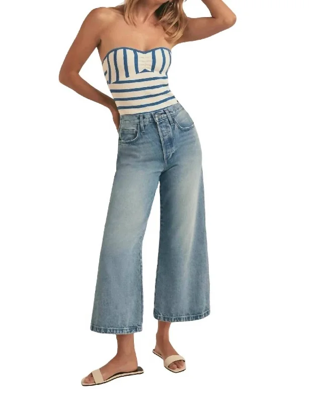 women's denim jeans for formal eventsMasha Super High Rise Crop Jeans In Dublin