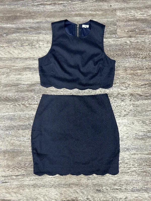 women's lace skirtsSkirt Set 2pc By Tobi In Navy, Size: M