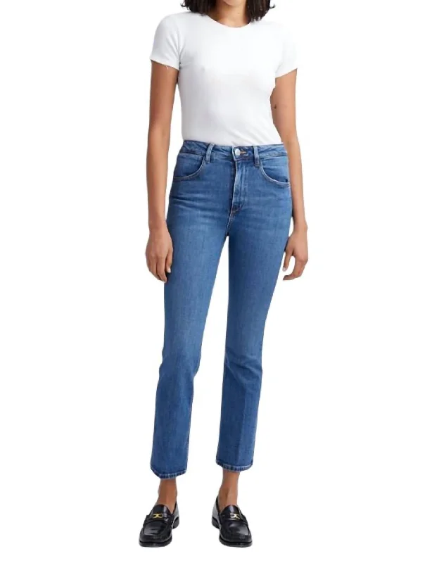 women's denim jeans for curvy womenAnkle Flare Jean In Charlotte