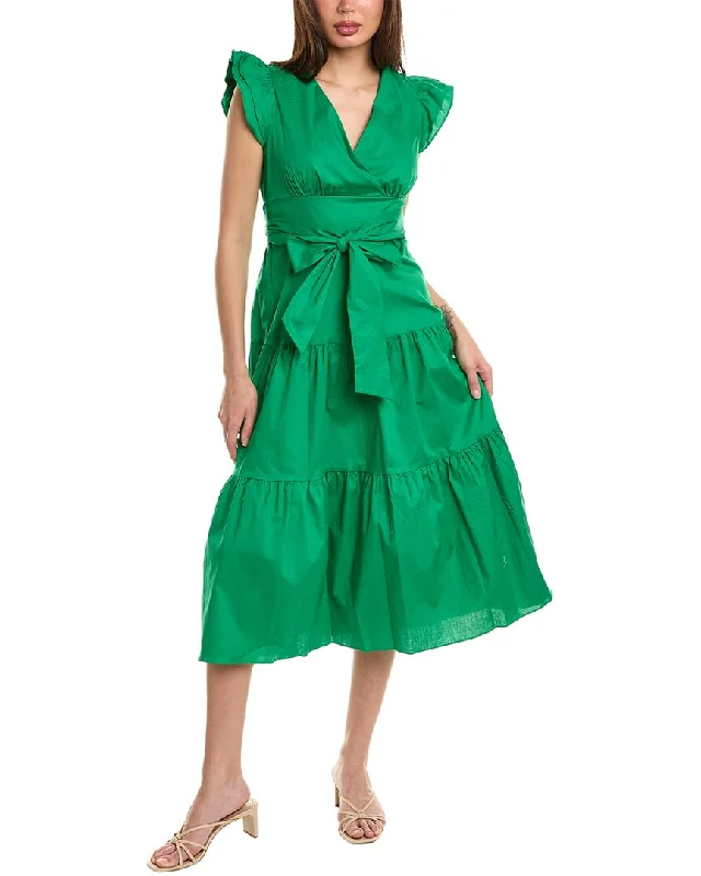 women's ball gown dressesMaison Tara Poplin Midi Dress