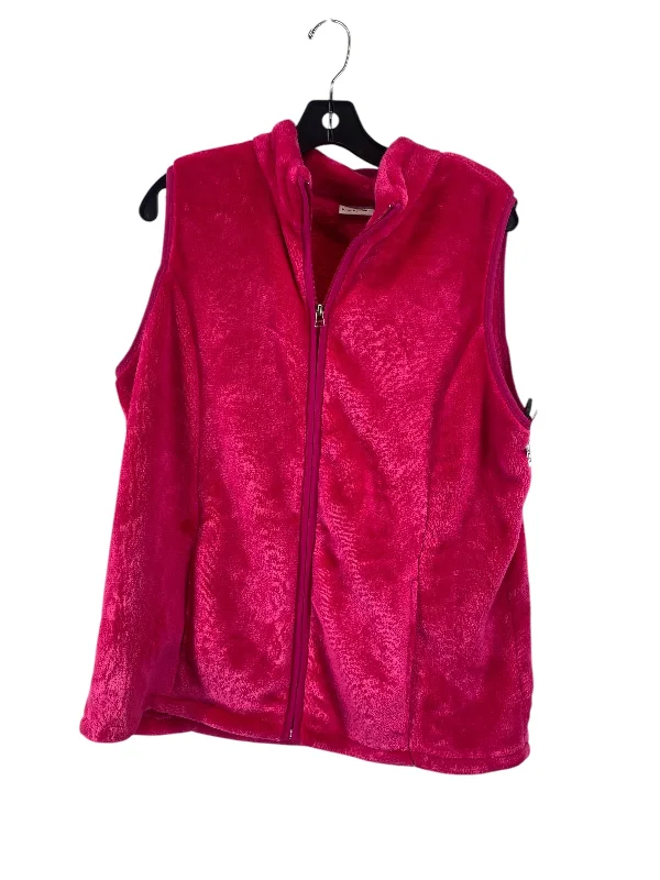 women's coats for those who want to make a fashion statementVest Other By Kim Rogers In Pink, Size: Xl