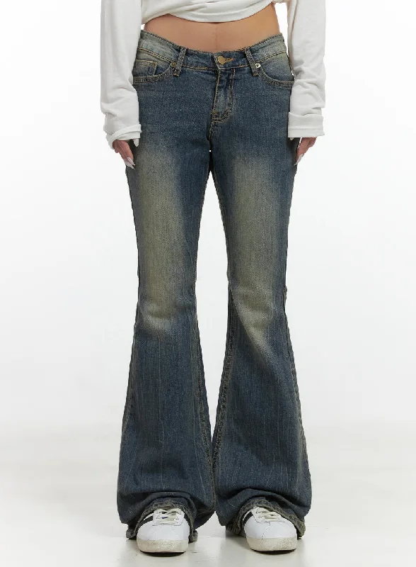 women's denim jeans for a cozy weekendLeni Retro DreamFit Bootcut Denim Jeans CS426