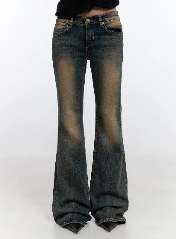 women's denim jeans for a timeless classic lookMarlowe Denim Daze Slim Fit Flared Jeans CO423