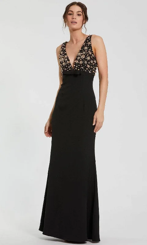 women's custom dressesIeena Duggal 2278 - Embellished Sleeveless Bodice Evening Dress