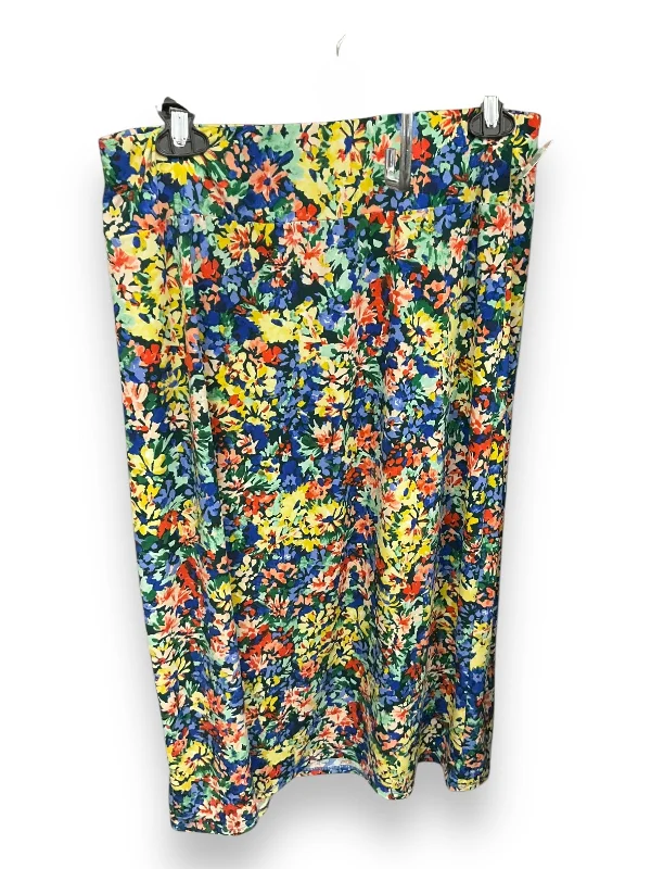 women's pleated skirtsSkirt Maxi By Clothes Mentor In Floral Print, Size: M