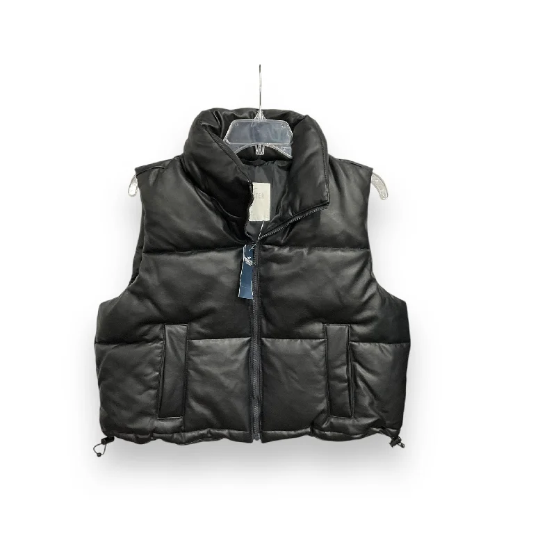 women's coats with satin liningsVest Puffer & Quilted By Hollister In Black, Size: M