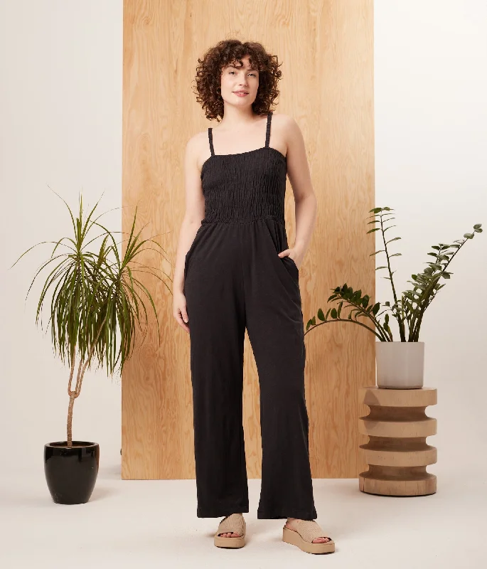 women's jumpsuits with bell sleevesAlchemy Jumpsuit - Black