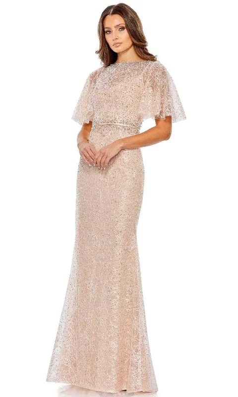 women's beach dressesMac Duggal 20368 - Angel Sleeve Lace Evening Dress