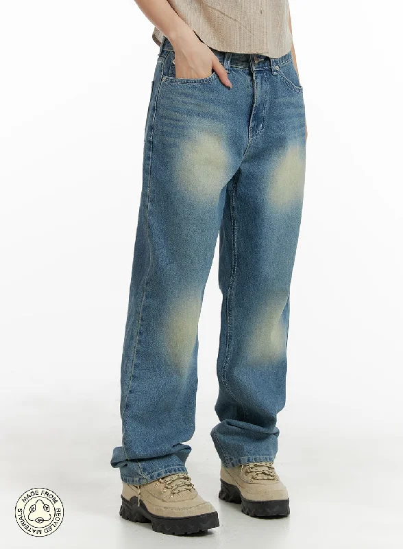 women's denim jeans for a flattering silhouetteRecycled Washed Jeans (Unisex) CM425