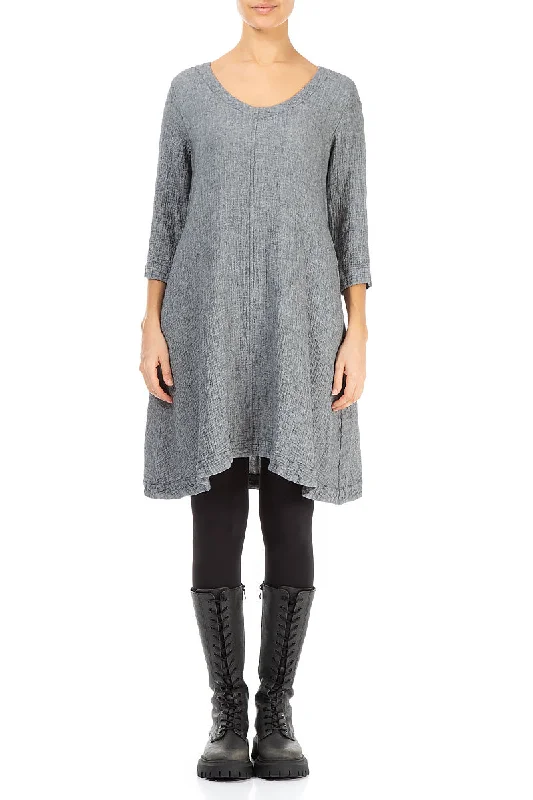 women's midi dressesGrey Wool Midi Dress