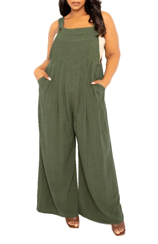 women's formal jumpsuitsWide Leg Linen Jumpsuit