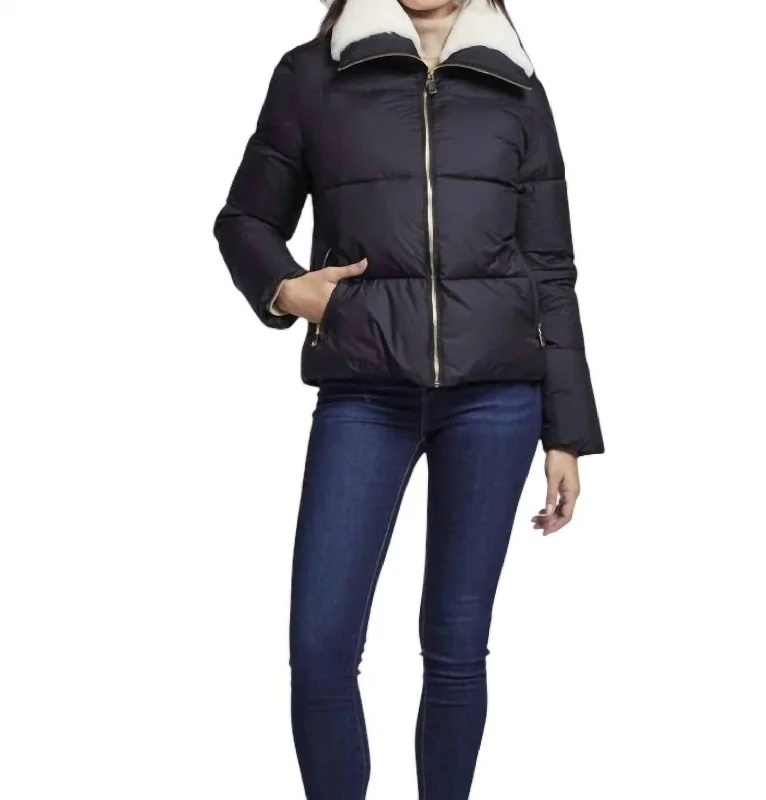 women's coats with oversized fitsDown Jacket In Black