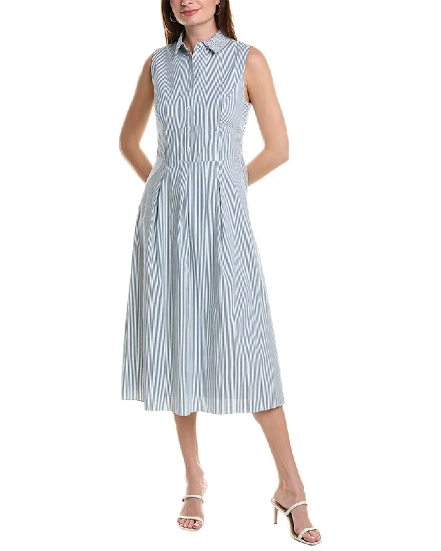 women's stretch dressesNicole Miller Midi Shirtdress