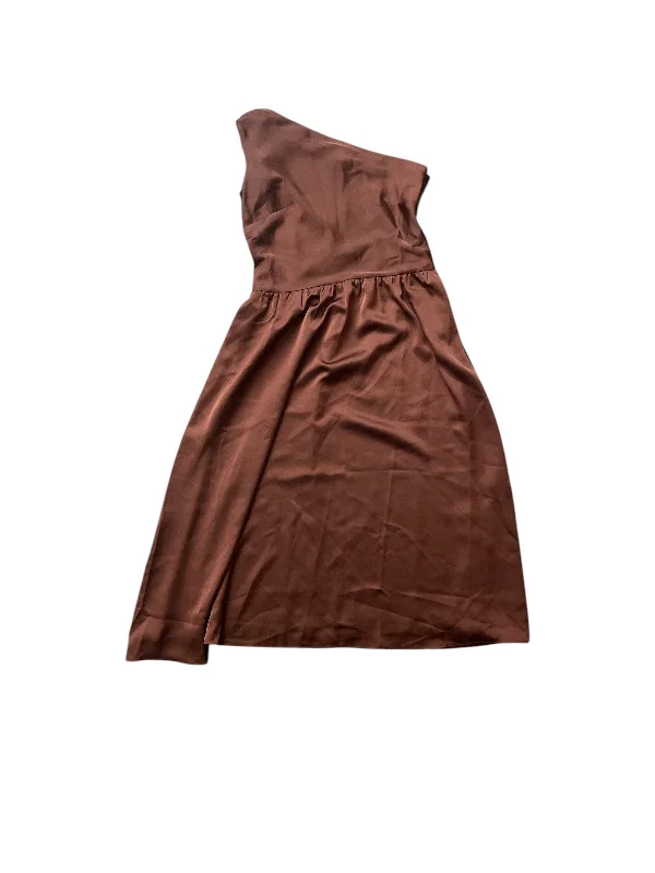 women's A-line dressesDress Casual Midi By Ann Taylor In Brown, Size: 0