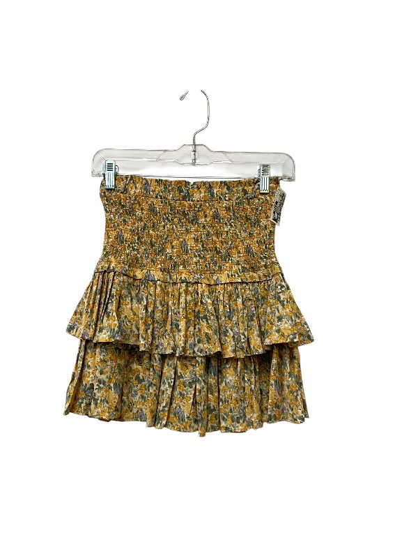 women's spring mini skirtsSkirt Mini & Short By Clothes Mentor In Floral Print, Size: S