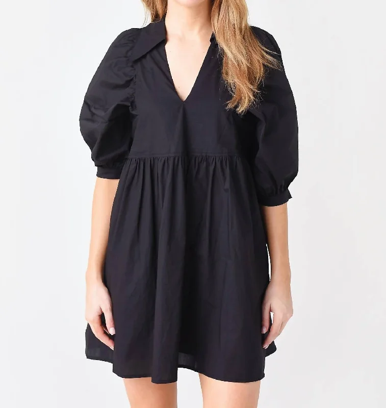 women's stretchy dressesNoah Mini Dress In Black