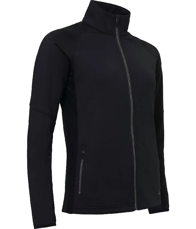 women's coats with velvet finishesWomen’S Ashby Full-Zip Jacket With Pockets In Black