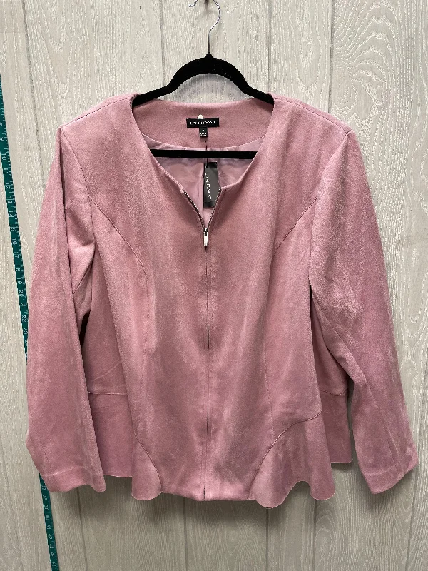 women's coats for layeringJacket Other By Lane Bryant In Pink, Size: 3x