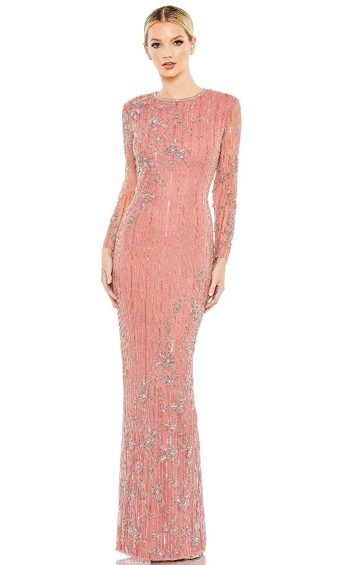 women's empire-line dressesMac Duggal 93626 - Long Sleeve Evening Dress