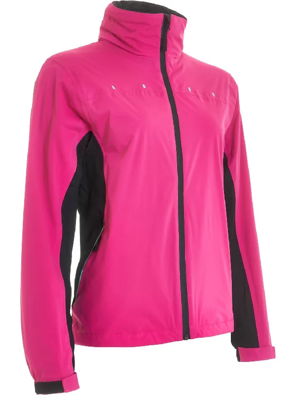 women's coats in bold colorsWomen Swinley Rain Jacket In Powerpink