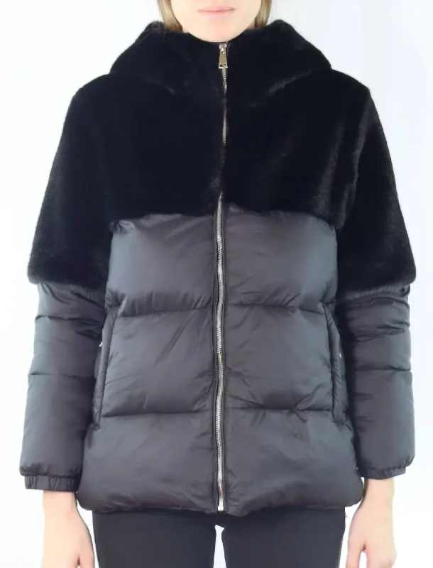 trendy women's coatsJacket In Black