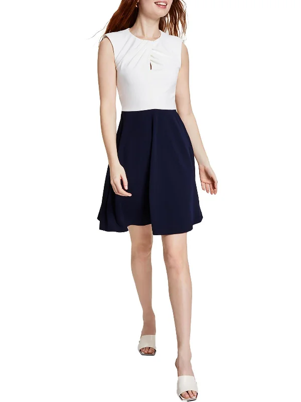 women's work dressesWomens Mini Fit & Flare Cocktail And Party Dress