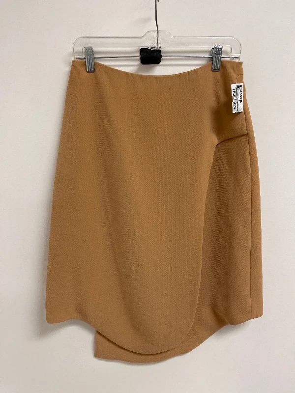 women's tiered skirtsSkirt Midi By Clothes Mentor In Brown, Size: 8