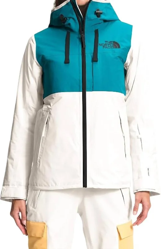 women's trench coatsSuperlu Jacket In Enamel Blue/gardenia White