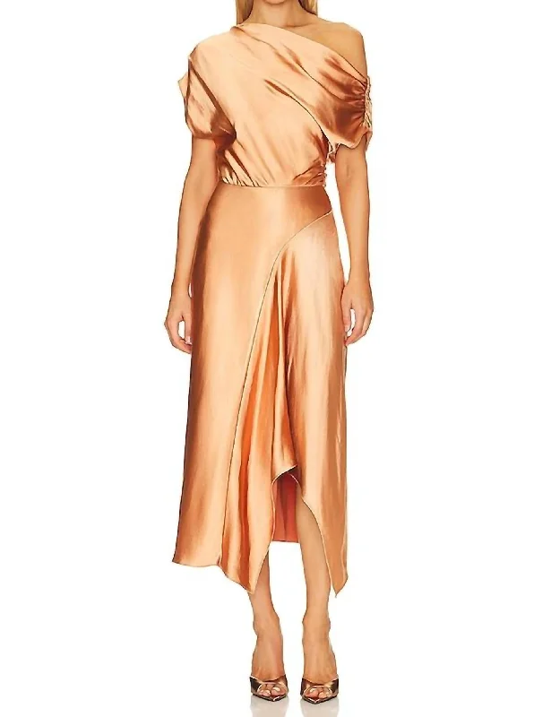 women's prom dressesJasmine Midid Dress In Sandstone