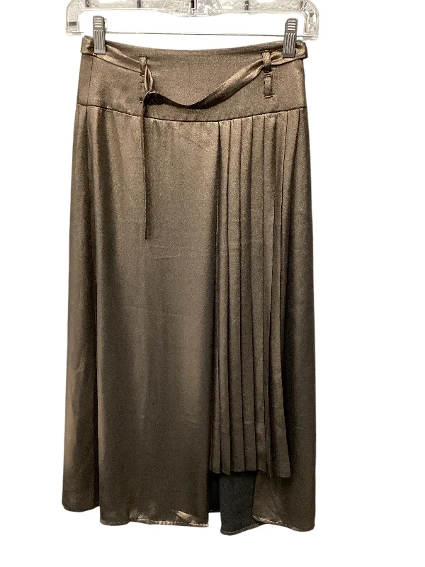 women's polyester skirtsSkirt Maxi By Leith In Brown, Size: Xxs