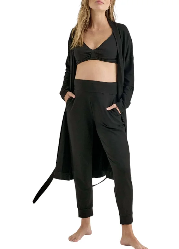 women's vintage pantsIndoor Outdoor Jogger In Black