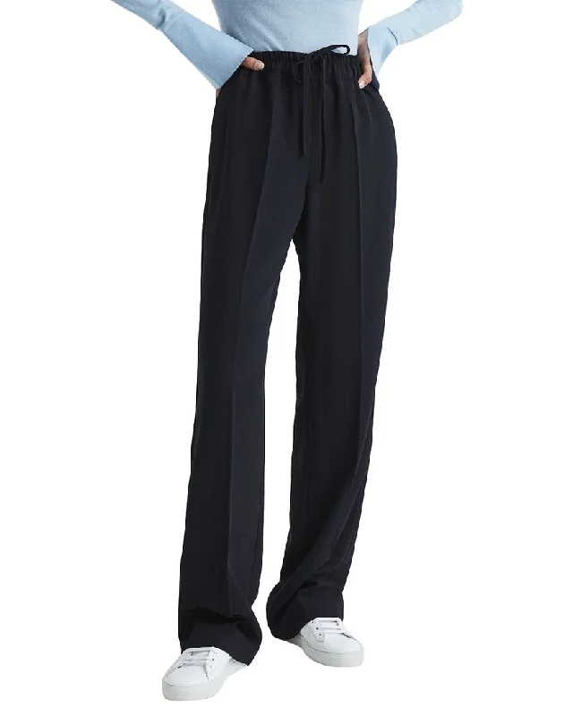 women's solid-color pantsReiss Hailey Wide Trouser