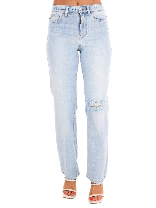 women's bootcut pantsStraight-Leg Jeans In Light