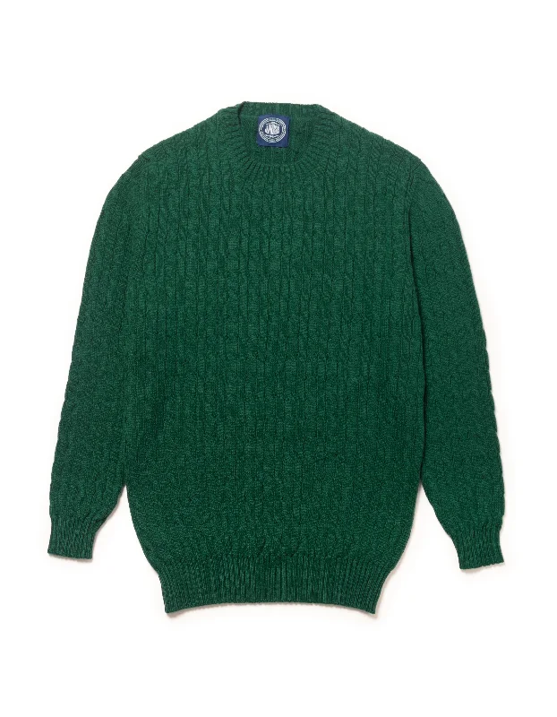 women's affordable dressesGREEN CASHMERE CABLE