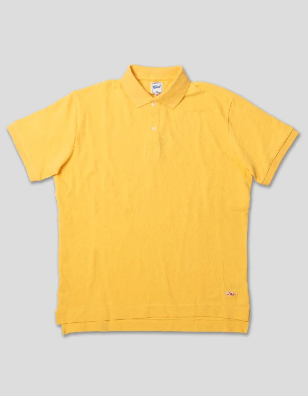 women's ball gown dressesPIQUE POLO SHIRT - YELLOW