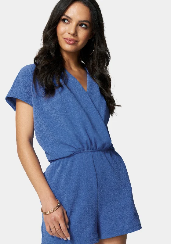 women's casual Friday dressesSurplice Romper