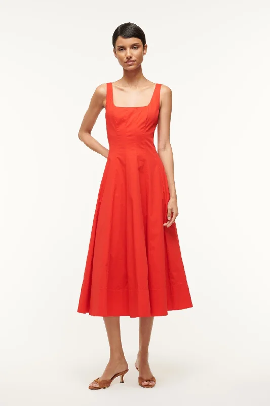 women's boho dressesWELLS DRESS | RED ROSE