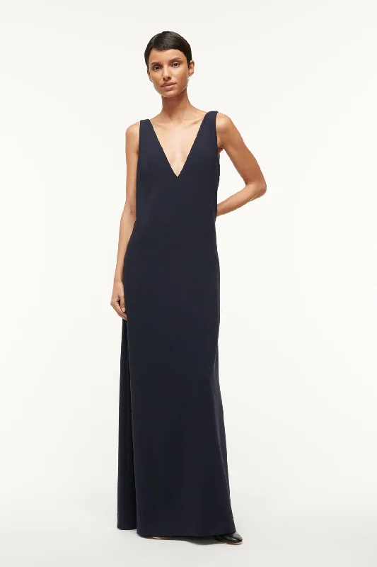 women's high-end dressesZORA DRESS | NAVY